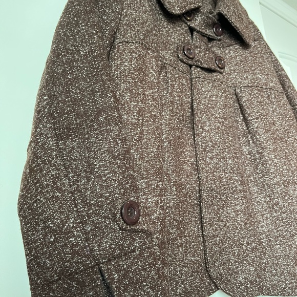 Brown Trendology Button Jacket (Small) - Picture 2 of 8